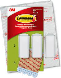 A 16 oz bag of coffee weighs one pound, a standard 3 lb bag of apples weighs three pounds, and a s Amazon Com Command Ph044 3na Large Indoor Use Canvas Hangers 3 Hooks White 3 Count Home Improvement