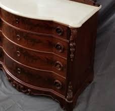 Georgian design antique mahogany english linen chest or dresser #37457. American Victorian Marble Top Dresser With Mirror Circa 1860s Lots Of Furniture