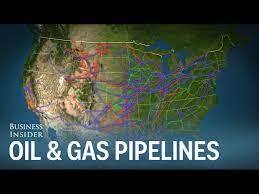 Pipelines are the safest and most effective instrument for transporting oil and natural gas around the united states. Animated Map Of The Major Oil And Gas Pipelines In The Us Youtube