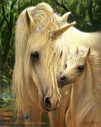 Sharlene Lindskog Osorio C A Kiss From Mommy Unicorn And Fairies Unicorn Horse Unicorn Art