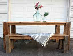 The picture does not give this beautiful table and bench justice. Diy Barn Wood Table From Tobacco Barn To Dining Table