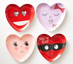 • 8 diameter, 1 high • crafted of melamine and featuring our exclusive art. Valentine S Day Shaped Plates Pottery Barn Kids
