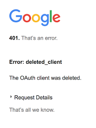 Please exit any apps that might be drawing on screen. 401 Error Deleted Client When Login With Google Connection Auth0 Community