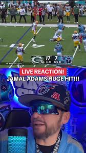 JAMAL ADAMS HUGE HIT TO JAYDEN REED! GREEN BAY PACKERS vs TENNESSEE TITANS  NFL WEEK 3