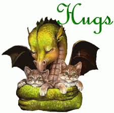 Dragon Hugging Gif Dragon Hugging Kitten Discover Share Gifs Cat Hug Gif Kitten Gif Hug Gif