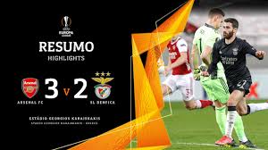 This season in the portuguese league: Resumo Highlights Arsenal Fc 3 2 Sl Benfica Youtube