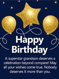 #33 how quickly the time flies. To A Superstar Grandson Happy Birthday Wishes Card Birthday Greeting Cards By Davia
