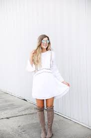 Whites boots field semi dress brown leather quabaug heel size 8.5c usatop rated seller. White Boho Dress Ootd Daily Dose Of Charm