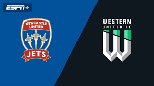 Adelaide united brisbane roar central coast mariners macarthur melbourne city melbourne victory newcastle jets perth glory sydney wellington phoenix western sydney wanderers western united. Newcastle Jets Vs Western United Fc A League Watch Espn