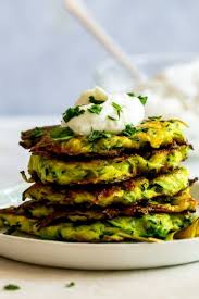 Easy Zucchini Fritters Recipe In 2021 Vegetarian Recipes Easy Appetizer Recipes Easy Appetizer Recipes