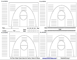 Basketball Shot Charts Printable Template Better Basketball