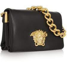 versace leather shoulder bag found on polyvore bags leather shoulder bag handbag