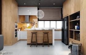 modern kitchen designs with wooden