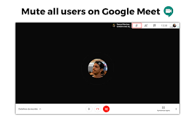 Google meet es una app que permite videoconferencias de calidad con hasta 100 personas online y gratis, soporta chat y compartir archivos con solo un clic. Mute All On Meet