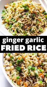 Ginger Garlic Fried Rice With Vegetables The Twin Cooking Project By Sheenam Muskaan Recipe Garlic Fried Rice Fried Rice Asian Food Appetizers