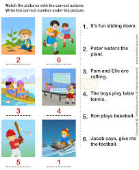 Action Verbs Worksheets 14 Esl Efl Worksheets Kindergarten Worksheets Kids Learning Activities Kindergarten Worksheets Phonics Kindergarten