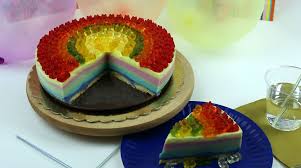 Teczowy Tort Z Zelkami Lekkie Ciasto Bez Pieczenia Bardzo Szybkie W Przygotowaniu I Udekorowane Uwielbianymi Przez Dzieci Mi Desserts Food Cake