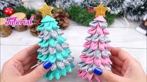 Que es en si la base de nuestro arbolito. Decoraciones Para Navidad Diy Como Hacer Arbolitos De Navidad De Foami Youtube