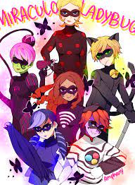 Villains And Chat For Some Reason Miraculous Ladybug Miraculous Ladybug Villains Miraculous Ladybug Miraculous Ladybug And Cat Noir