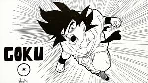 This class will focus on the head and face. Drawing Goku Manga Youtube