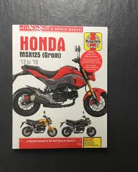 Service your honda cbr250r motorcycle with a cyclepedia service manual. New Haynes Manual For Honda Msx125 Grom Visordown