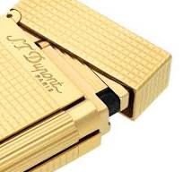 Diamond point lighter with gold finish - Luxury lighter ...