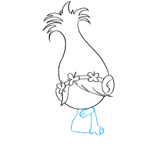 This forms poppy's unusual hair. How To Draw Poppy From Trolls Really Easy Drawing Tutorial