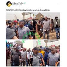 Jun 29, 2021 · the ogun state government on tuesday warned residents of the state of imminent flooding in july and september. Activist Sunday Igboho In His Bulletproof Storm Ogun State To Allegedly Chase Away Herdsmen Instablog9ja