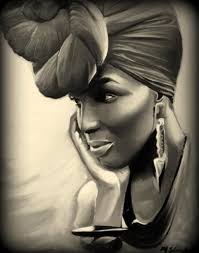 Artwork Black And White African American Art African Art African American Art Black Women Art Black Art