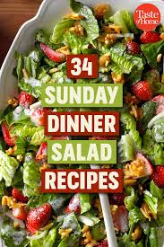 34 Phenomenal Sunday Dinner Salads Salad Recipes For Dinner Dinner Salads Vegetarian Salad Recipes