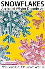 Winter Coloring Pages Snowflake Art Activity Holiday Art Projects Snowflakes Art Christmas Art Projects