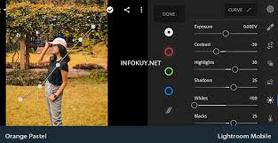 Rumus lightroom keren ala selebgram. Tutorial Edit Foto Orange Pastel Lightroom Simple Effect Infokuy