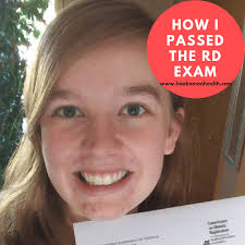 How I Passed the RD Exam