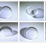 Verre saphir optique de haute dureté, dôme sphérique demi ...