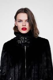 Image 5 De Veste De Motard Effet Fourrure De Zara Faux Fur Biker Jacket Zara Leather Jacket Biker Jacket