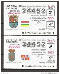 Gobernador de santo domingo y colonizador de puerto rico, arribó en 1512 a las costas de florida. Lotterielose Spagna Loteria Nacional 1997 2 Biglietti Stemmi Santo Domingo De La Calzada E Ciudad Rodrigo