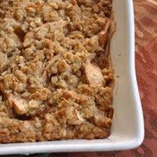 Apple Crisp I Allrecipes Com I Used 3 Cans Of Pears And 3 Packs Of Apple Cinnamon Instant Oatmeal It W Slow Cooker Apple Crisp Apple Crisp Slow Cooker Apples