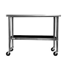 The amount of light must range, like in nature, to give an organic feel to the room and to evoke a tone regarding harmony and peace. 2ft X 4ft Stainless Steel Top Kitchen Prep Table With Locking Casters Wheels Fastfurnishings Com
