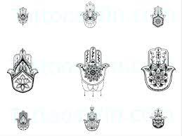 Hamsa is a geometrical image of open right hand with an open eye on the palm. Hamsa Tattoo Designs New And Original Tattooswin