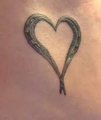 Winged nautical star and horse shoe tattoo design. Pin By Tracy Banks On Tattoos Horse Shoe Tattoo Horse Heart Tattoo Two Hearts Tattoo