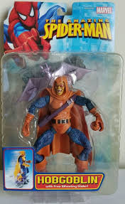 Black And Green Spiderman Action Figure Marvel Legends Spiderman Classics Hobgoblin Action Figure W Free Wheeling Goblin Glider 2006 Toybiz Marvel Legends Superhero Toys Spiderman