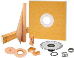 Contains shower tray, shower curb, waterproofing membrane and waterproofing strips. Schluter Systems Kk122pvce Kerdi 48 Inch X 48 Inch Pvc Shower Kit With Stainless Steel Drain Amazon Com