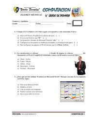 Examen Bimestral De 4to Grado De Primaria Computacion Libros De Informatica Clases De Computacion Clase De Informatica