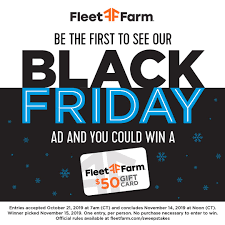 Maybe you would like to learn more about one of these? Fleet Farm On Twitter Enter To Win A 50 Gift Card And Sign Up To Be The First To Get The Black Friday Ad Sent To You Https T Co Ecxaxo32ol Https T Co Kvuwvg973i