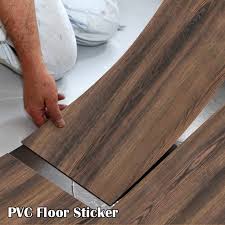 Then install the laminate planks on top of the plywood for added support for the screws bearing the weight. Modern Floor Stickers Wood Grain Pvc Waterproof Self Adhesive Bedside Wall Decoration Wallpaper Kitchen Home Decor Wall Decor Wall Stickers Aliexpress