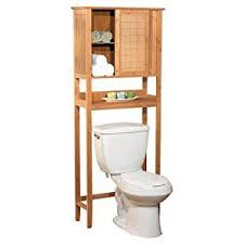 Upgrade your bathroom to a clean, efficient space with over the toilet storage, cabinets & other bathroom storage options. Amazon Com Target Marketing 23040nat Bamboo Space Saver Cabinet Bamboo Home Amp Kitchen Over Toilet Storage Shelves Over Toilet Toilet Storage