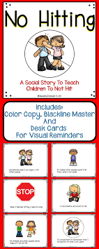 Social Story For Children No Hitting Social Stories Social Emotional Learning Stories For Kids