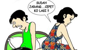 Seiring bertambahnya usia, intensitas hubungan suami istri akan menurun. Bini Cantik Jarang Dibelai Perbulan Jatahnya Sekali