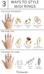 How To Wear And Style Midi Rings How To Wear Rings Hand Jewelry Rings Hand Jewelry