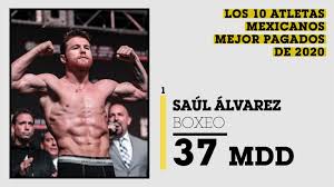 Saunders had shown promise against canelo before being caught by an uppercut during round eight. Forbes Lists The 10 Highest Paid Mexican Athletes Of 2020 Forbes Mexico World Today News